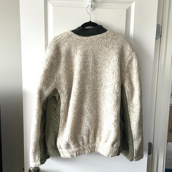 NEW FREE PEOPLE / RIVINGTON SHERPA ZIP UP JACKET - Picture 7 of 7